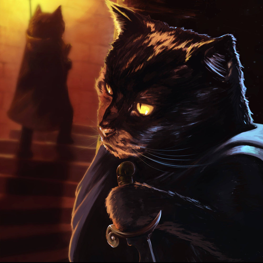 Rogue Cat Prints - Assassin: 8.5 x 11" Print
