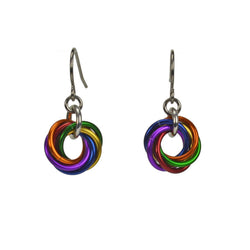 LGBTQ Rainbow Pride - Mini Knot Earring