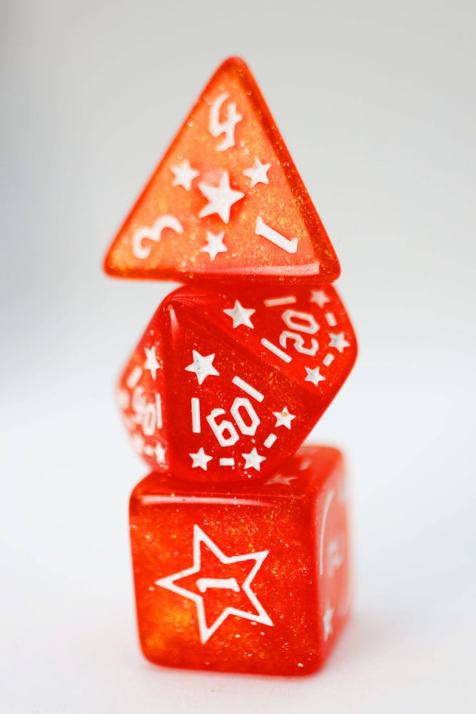 Shooting Stars: Nitrogen RPG Dice Set