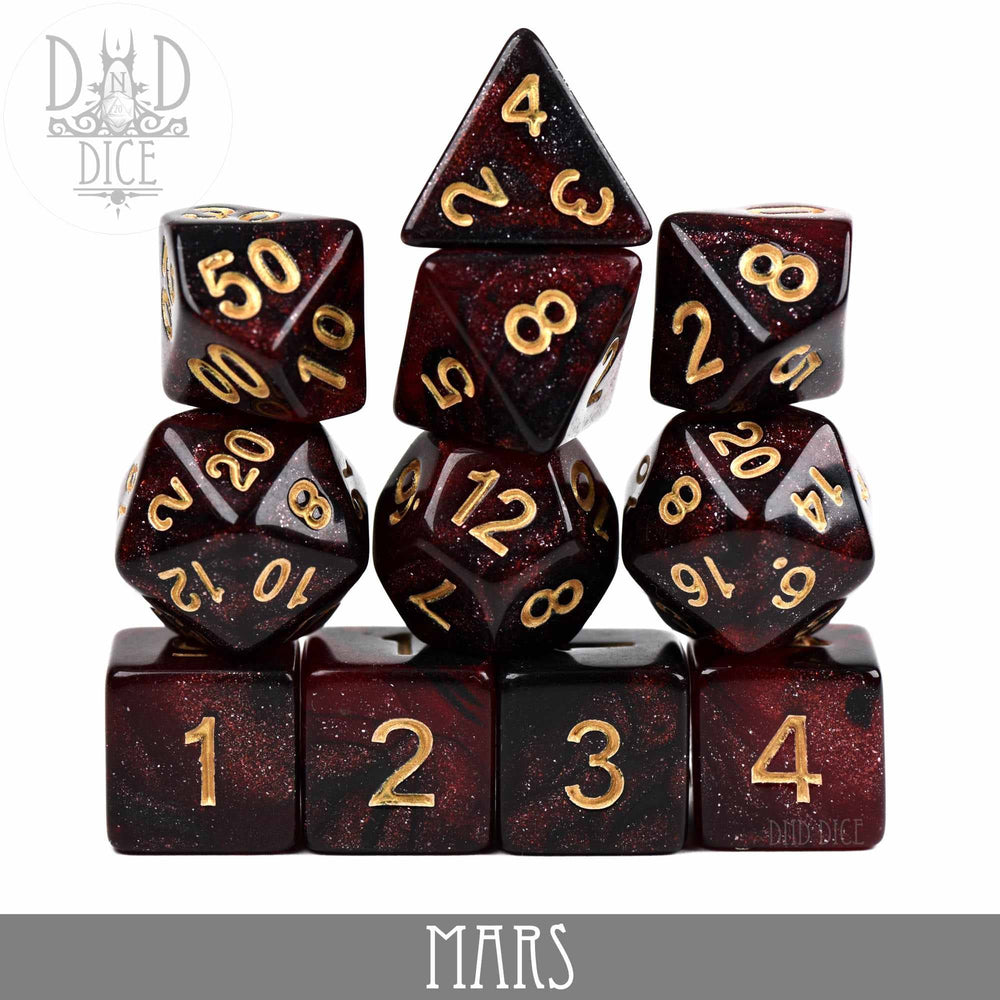 Mars Galaxy 7 Dice Set