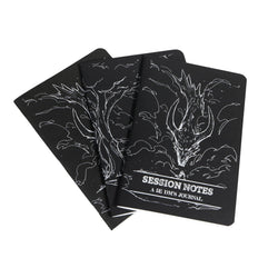 DM Journal Set – RPG Campaign Notebooks for D&D Game Masters: Red