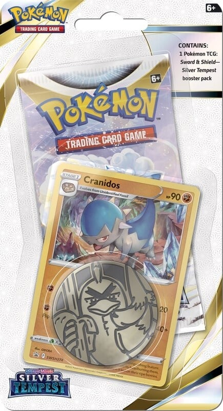 Sword & Shield: Silver Tempest - Single Pack Blister (Cranidos) Sword & Shield: Silver Tempest - Single Pack Blister (Cranidos)