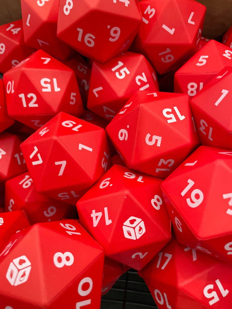 D20 Stress Ball: Black