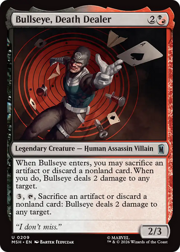 Bullseye, Death Dealer [Marvel Super Heroes]