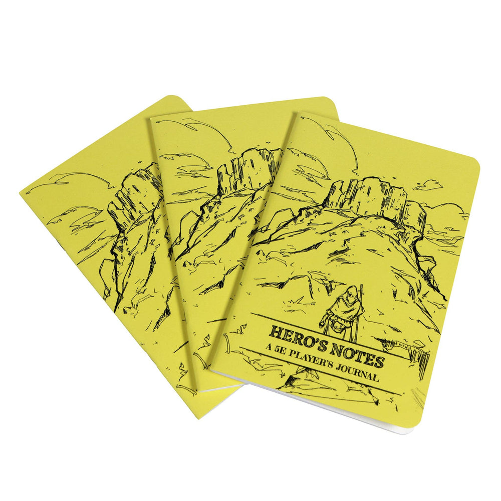 Hero Journals: Player Character Notebooks 3-Pack: Red