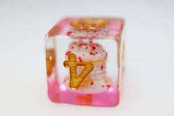 Pastry Pets: Strawberry Shortcake Panda - Pin & RPG Dice Set