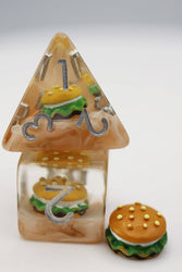 Hamburger RPG Dice Set