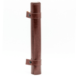 Red Roll Up Leatherette Dice Mat