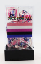 Genderfluid Flag RPG Dice Set