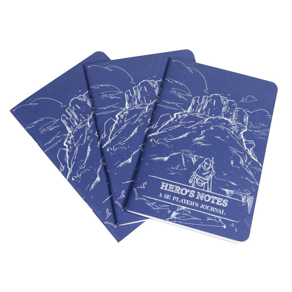 Hero Journals: Player Character Notebooks 3-Pack: Purple