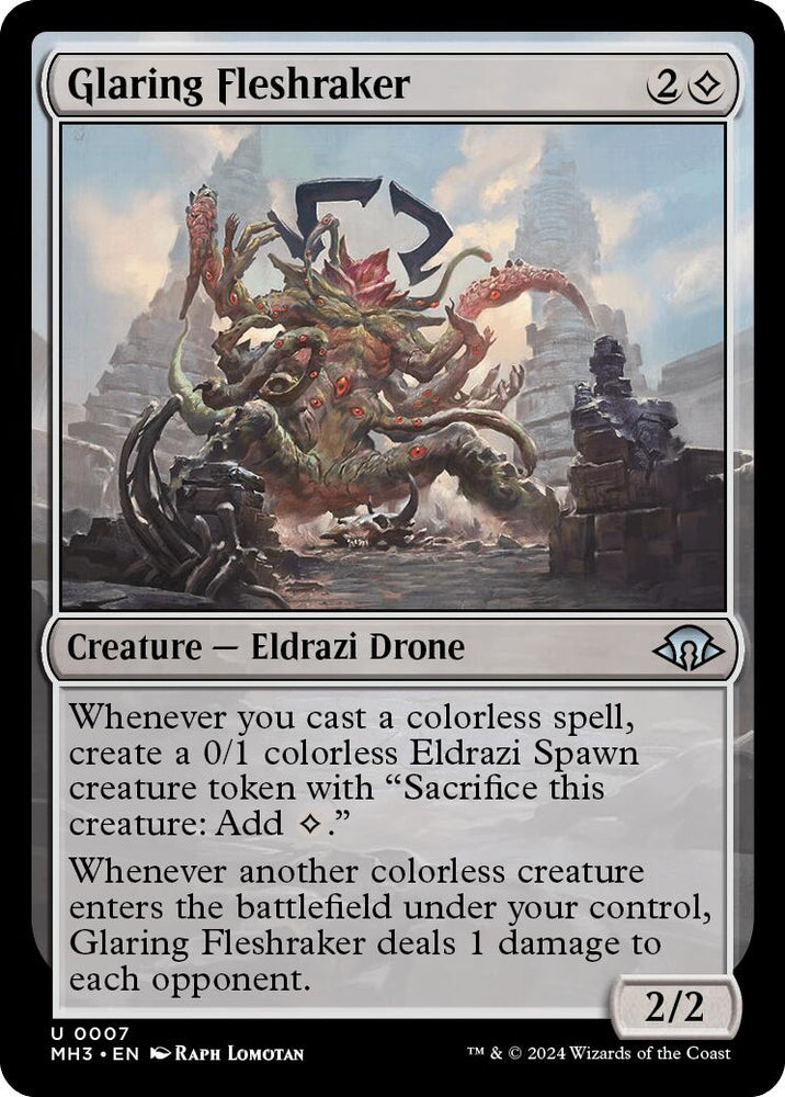 mtg uncommon card glaring fleshraker Magic The Gathering - Modern Horizons 3 Can Glaring Fleshraker be cast