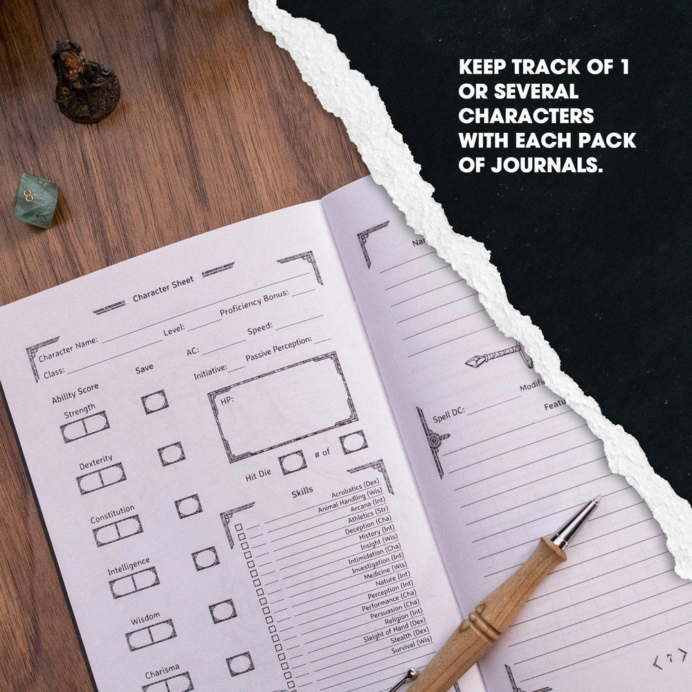 Hero Journals: Player Character Notebooks 3-Pack: Red