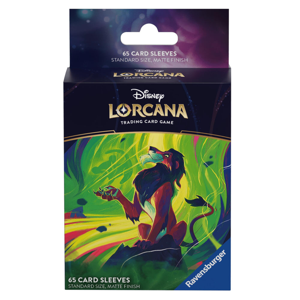 Lorcana Card Sleeves - Scar, Vengeful Lion (65 Pack)