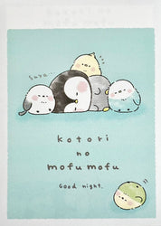 212233 Birds kotori no mufu mofu Mini Notepad-10