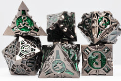 Quiver of Arrows: Swamp Arrow - Metal RPG Dice Set