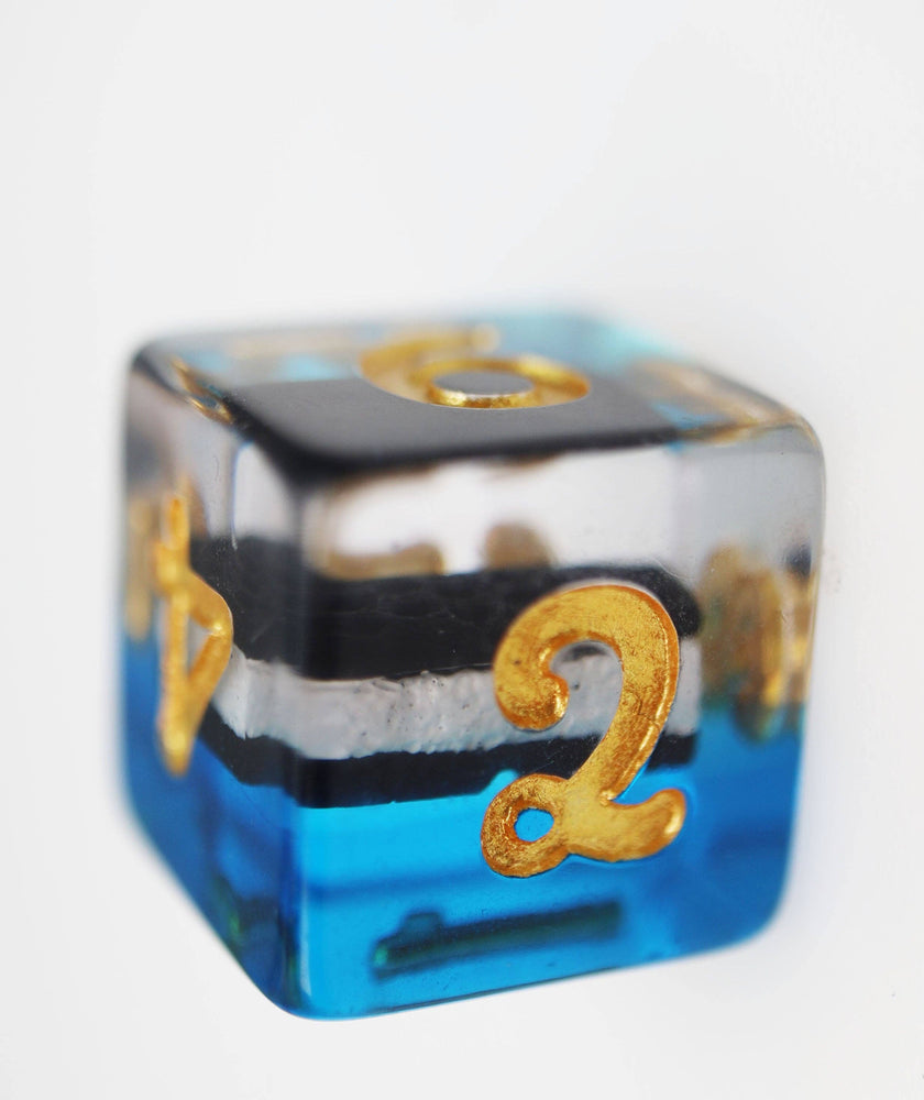 Pastry Pets: Ice Cream Sandwich Seal - Pin & RPG Dice Set