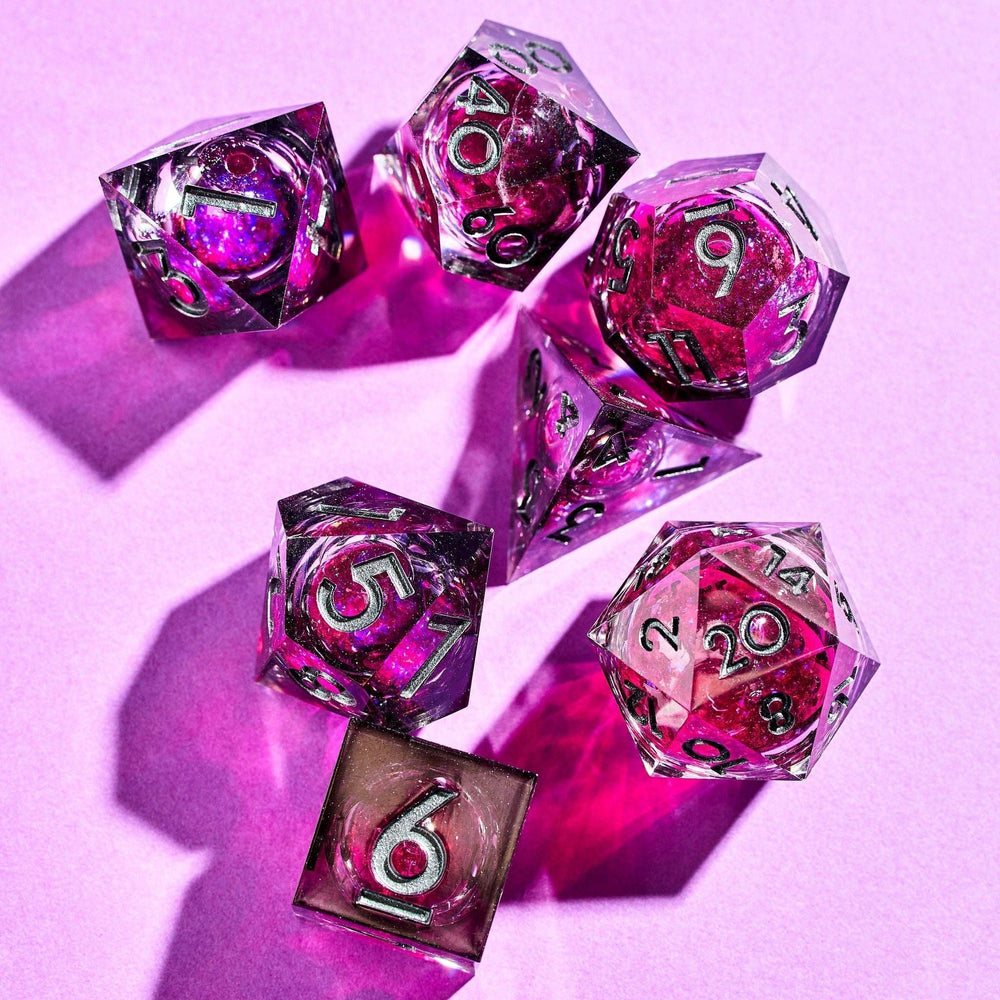 Bloodmoon 7-Piece Liquid Core Dice Set
