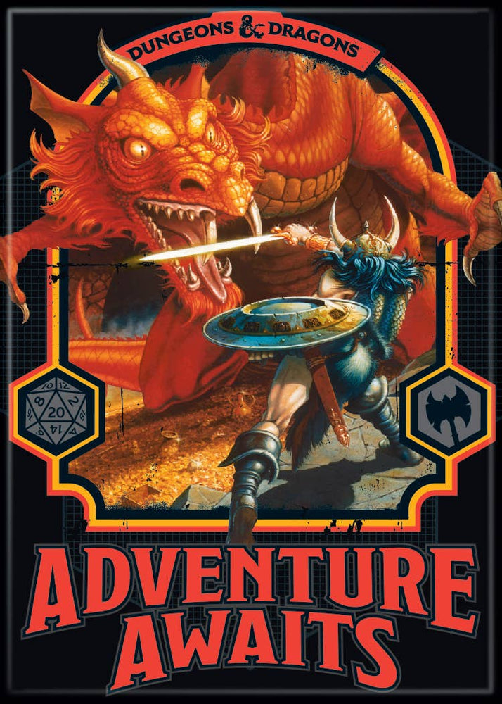 Dungeons & Dragons Adventure Awaits Magnet