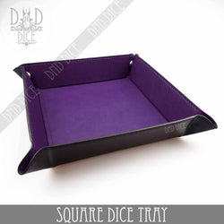 Square Dice Tray: Black