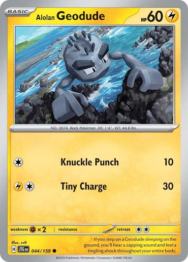 Alolan Geodude (044/159) [Scarlet & Violet: Journey Together]