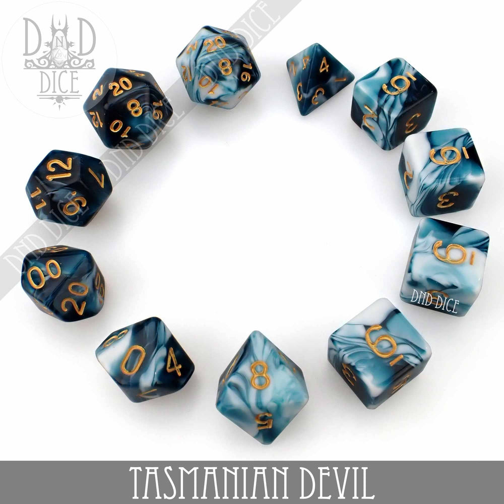 Tasmanian Devil 7 Dice Set