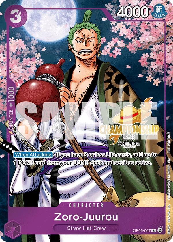 Zoro-Juurou (CS 25-26 Event Pack) [One Piece Promotion Cards]