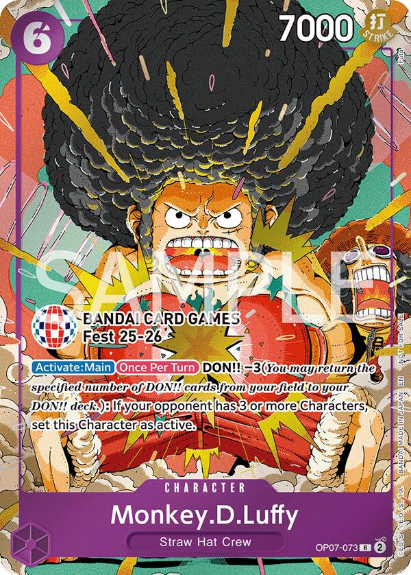 Monkey.D.Luffy (BANDAI Card Games Fest 25-26) [One Piece Promotion Cards]