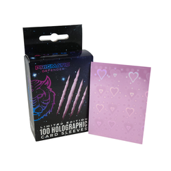 Prismatic Defender Holographic Standard Sleeves — Obsidian