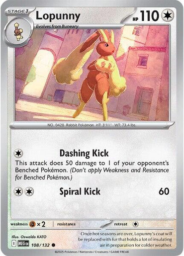 Lopunny (108/132) [Mega Evolutions: Base Set]