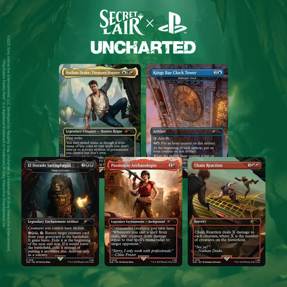 Secret Lair x Uncharted - Non-Foil Edition - Secret Lair Drop Series (SLD)