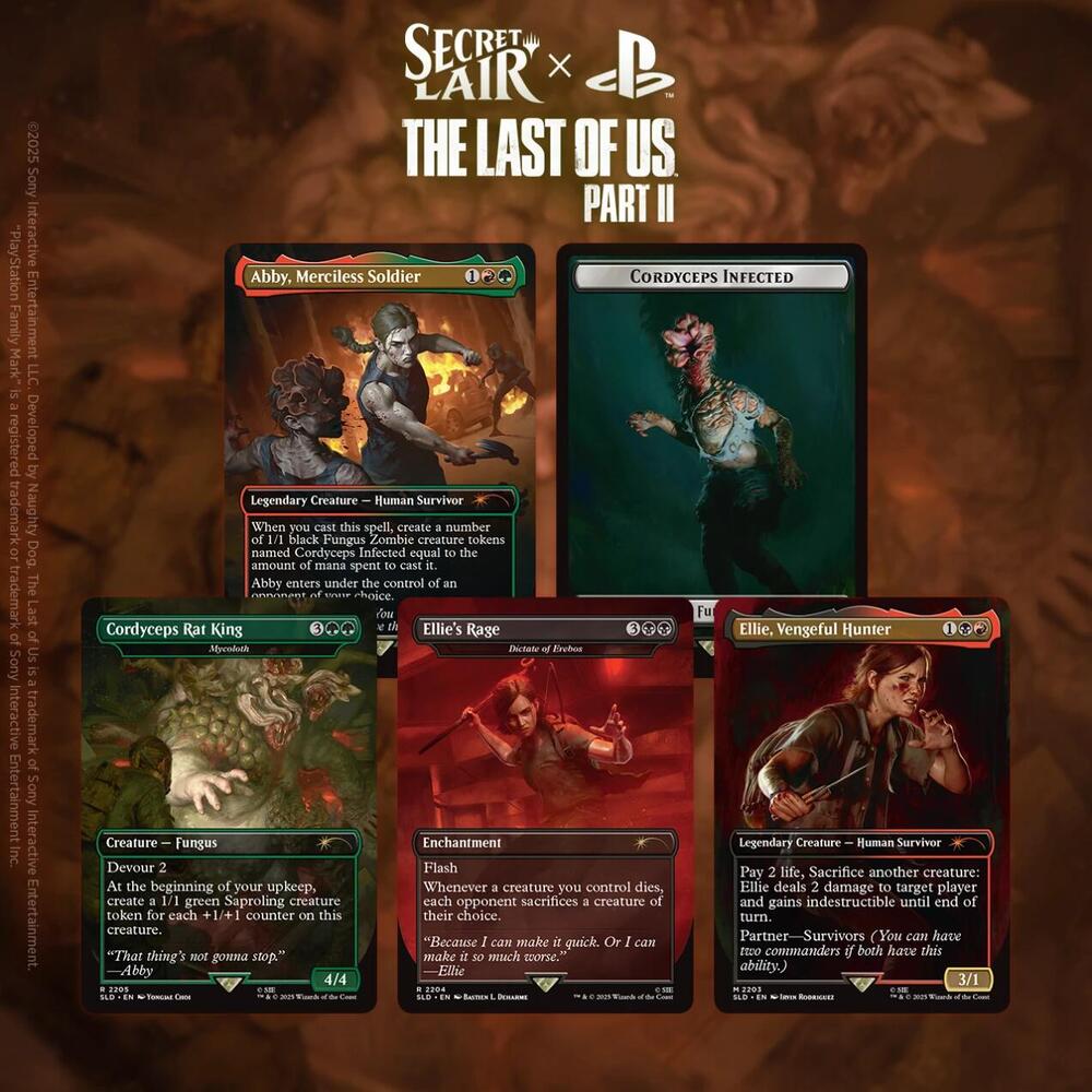 Secret Lair x The Last of Us Part II - Non Foil Edition - Secret Lair Drop Series (SLD)