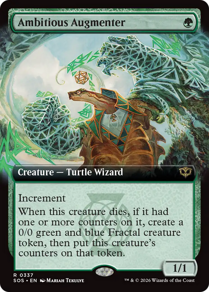 Ambitious Augmenter (Extended Art) [Secrets of Strixhaven]