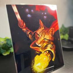 Paladin Cat Prints: 8.5 x 11" Print