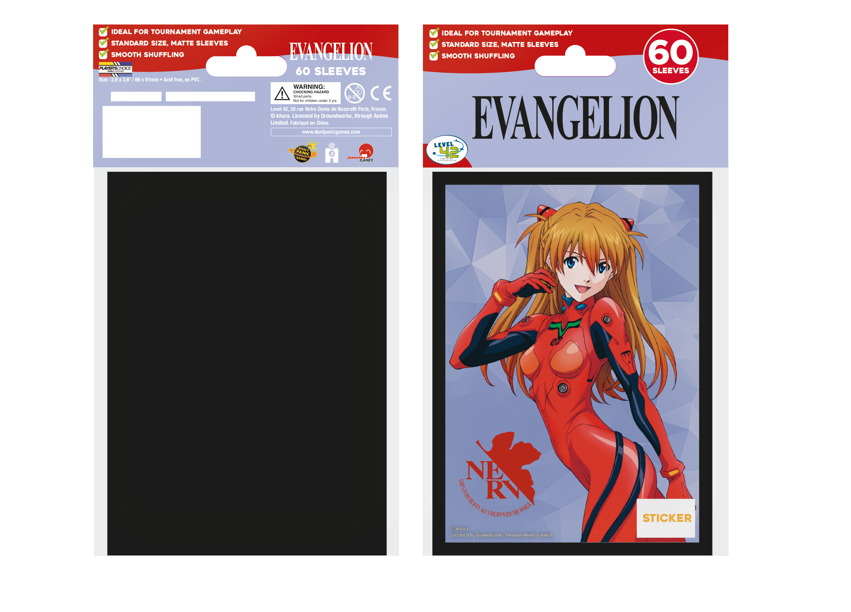 Officially Licensed Evangelion Standard Sleeves - ASUKA