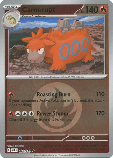 Camerupt (028/217) (Energy Symbol Pattern) [Mega Evolution: Ascended Heroes]