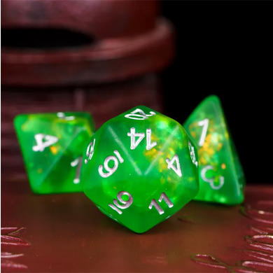 Radioactive Ore RPG Dice Set