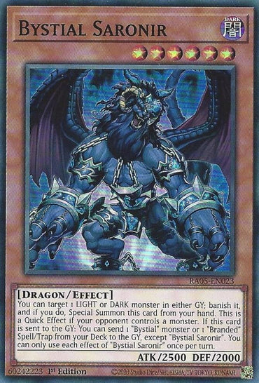 Bystial Saronir [RA05-EN023] Super Rare