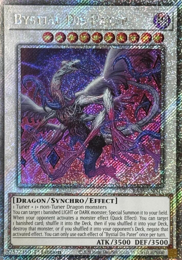 Bystial Dis Pater (Platinum Secret Rare) [RA05-EN041] Platinum Secret Rare