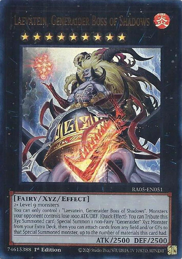 Laevatein, Generaider Boss of Shadows (Ultra Rare) [RA05-EN051] Ultra Rare