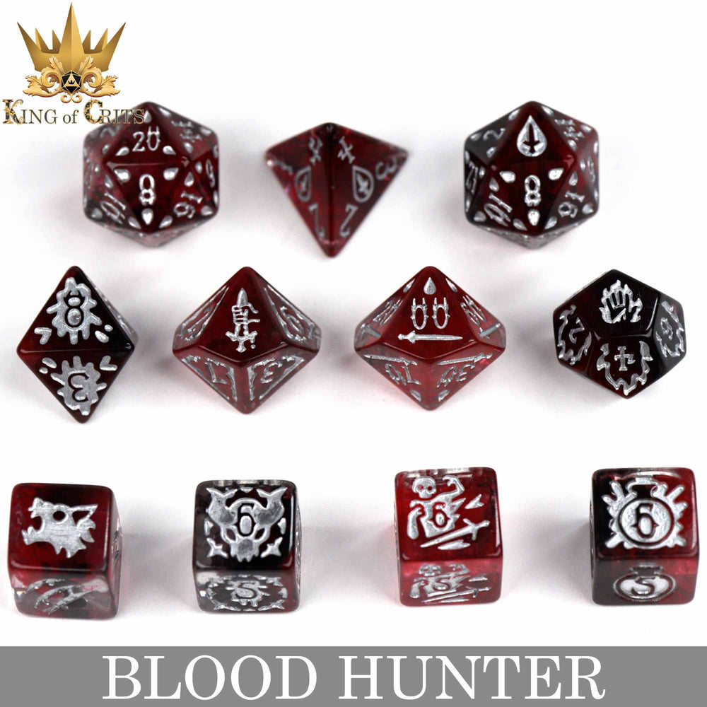 Blood Hunter - 12 Dice Set