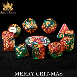 Merry Crit-Mas - 11 Dice Set