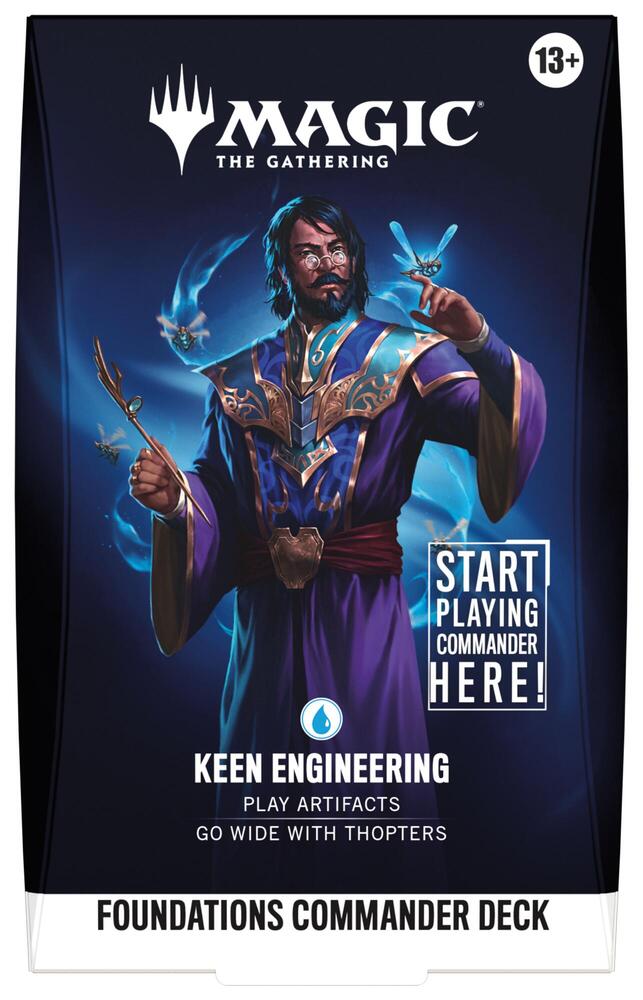 Magic The Gathering - Foundations Commander Deck - Keen Engineering