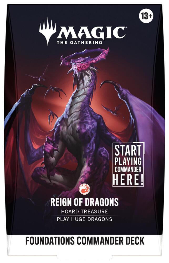 Magic The Gathering - Foundations Commander Deck -  Reign of Dragons