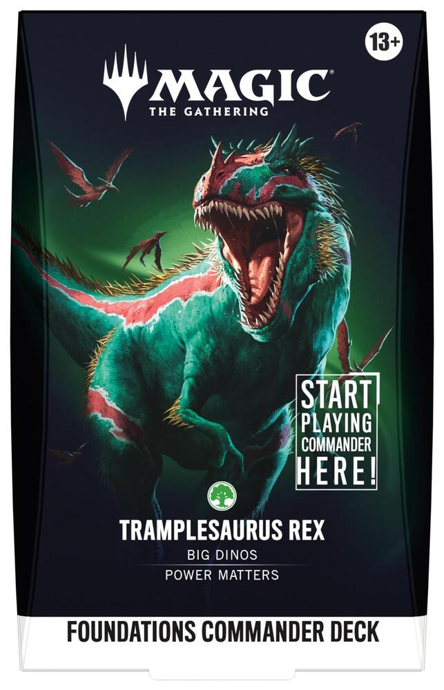 Magic The Gathering - Foundations Commander Deck - Tramplesaurus Rex
