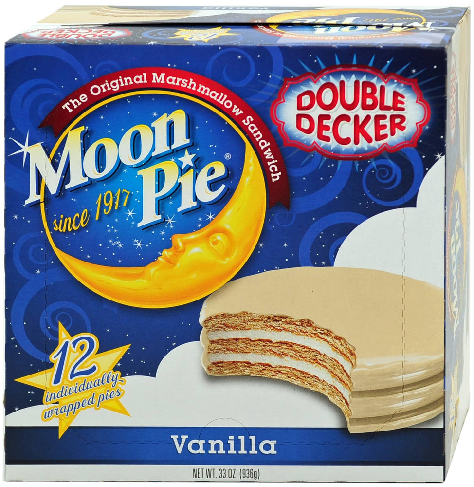 Moon Pie Double Decker Vanilla 2.75oz, 12ct