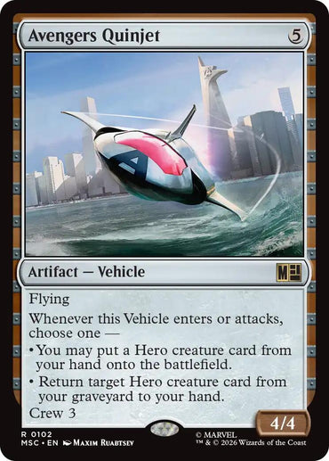 Avengers Quinjet (Surge Foil) [Marvel Super Heroes Commander]