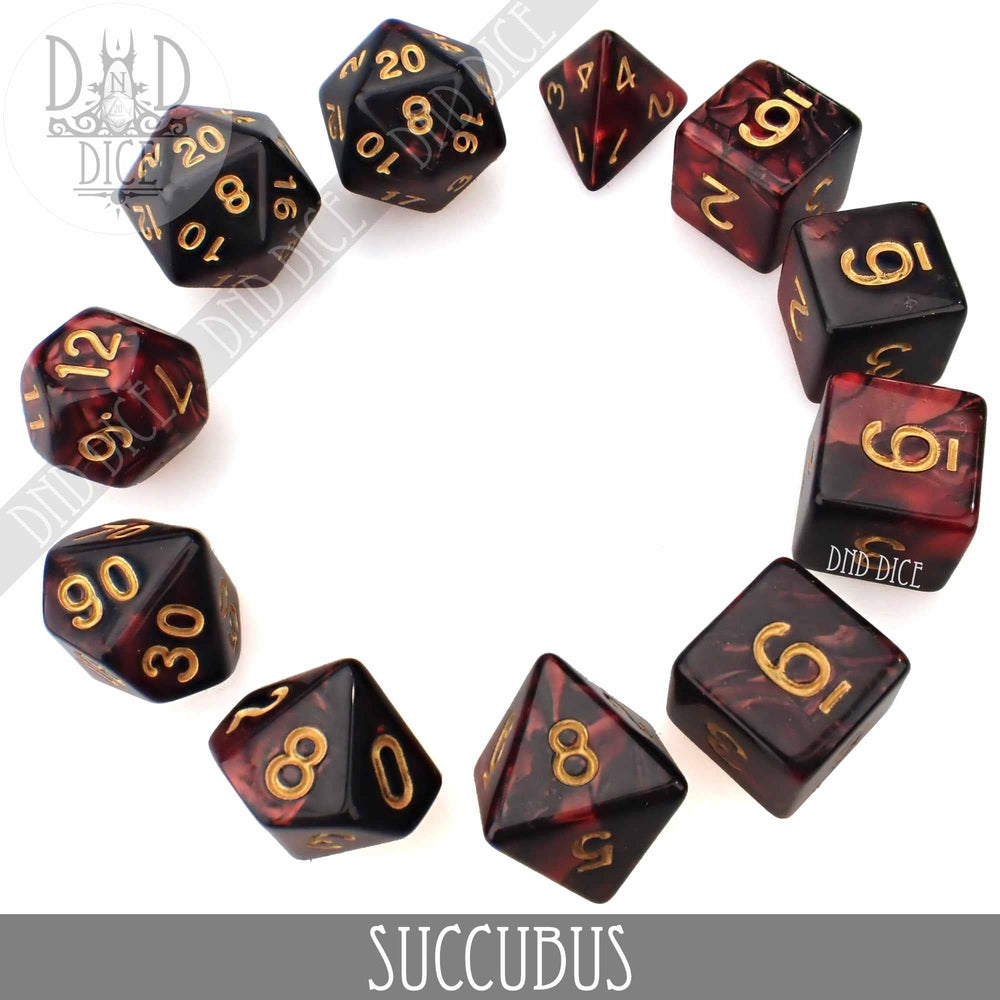 Succubus 7 Dice Set