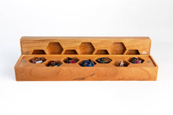 Cherry Wood Dice Vault