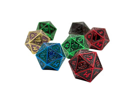 Holiday Mystery Metal D20: Single