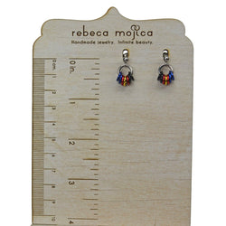 Polyamorous Pride - Tiny Hoop Flag Earring